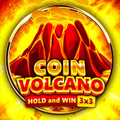 Coin Vilcano Hold and Win slot game tile artwork